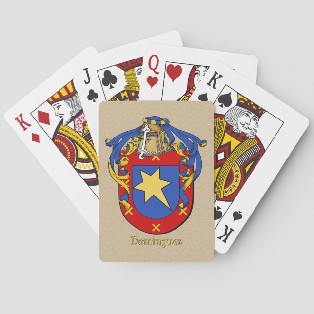 Dominguez Shield und Mantle Spielkarten (Rückseite)
