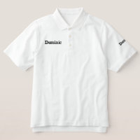 Dominic bestickt Vorname
