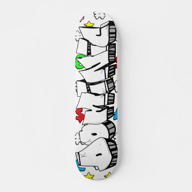 Dominic Graffiti Custom Skateboard personnalisé (Devant)