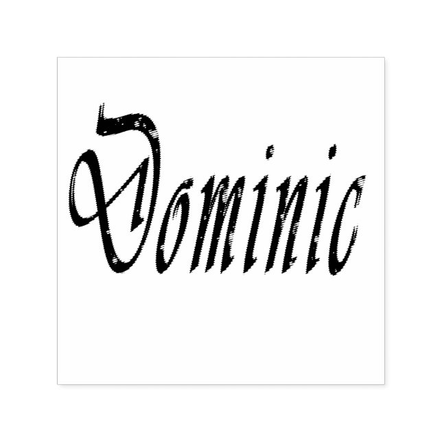 Dominic, Name, Logo, Permastempel (Design)