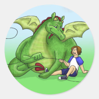 Dominic und Jason Runder Aufkleber