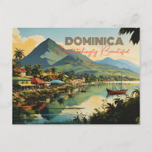 DOMINICA atemberaubend schöne POSTCARD Postkarte