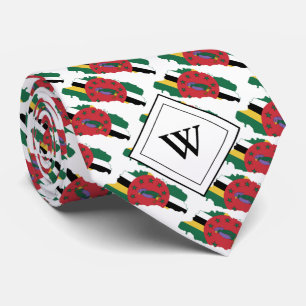 DOMINICA Christian Scripture Monogram Krawatte