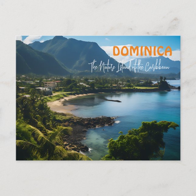DOMINICA Die Naturinsel der Karibik Postkarte (Vorderseite)