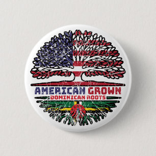 Dominica Dominican USA USA Vereinigte Staaten Button