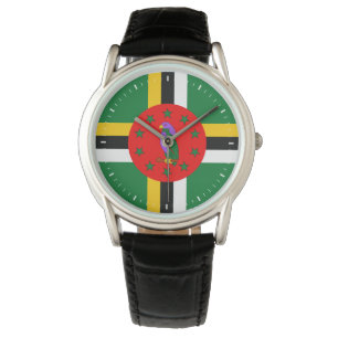 Dominica Flag Armbanduhr