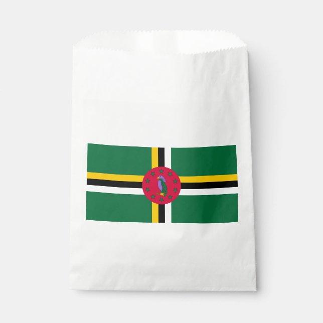 Dominica Flag Geschenktütchen (Vorderseite)