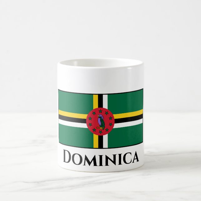 Dominica Flag Kaffeetasse (Mittel)
