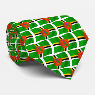 Dominica Flag Krawatte