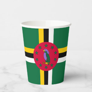 Dominica Flag Pappbecher