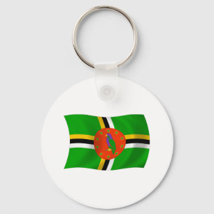Dominica Flag Schlüsselanhänger