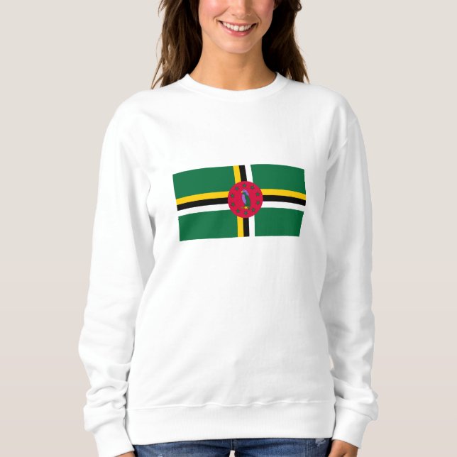 Dominica Flag Sweatshirt (Vorderseite)