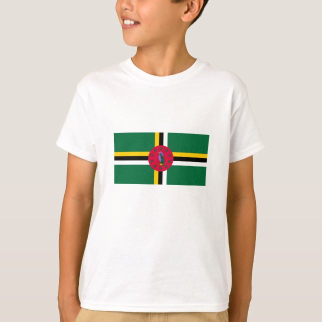 Dominica Flag T-Shirt (Vorderseite)