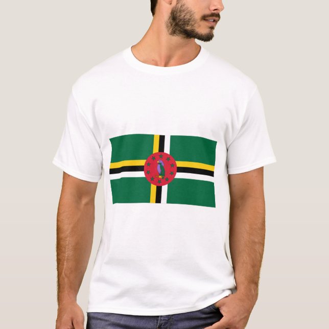 Dominica Flag T-Shirt (Vorderseite)