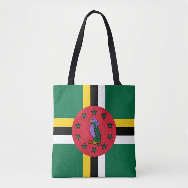 Dominica Flag Tasche (Vorderseite)