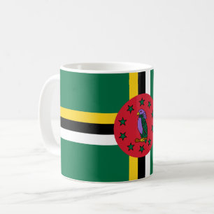 Dominica-Flagge Kaffeetasse