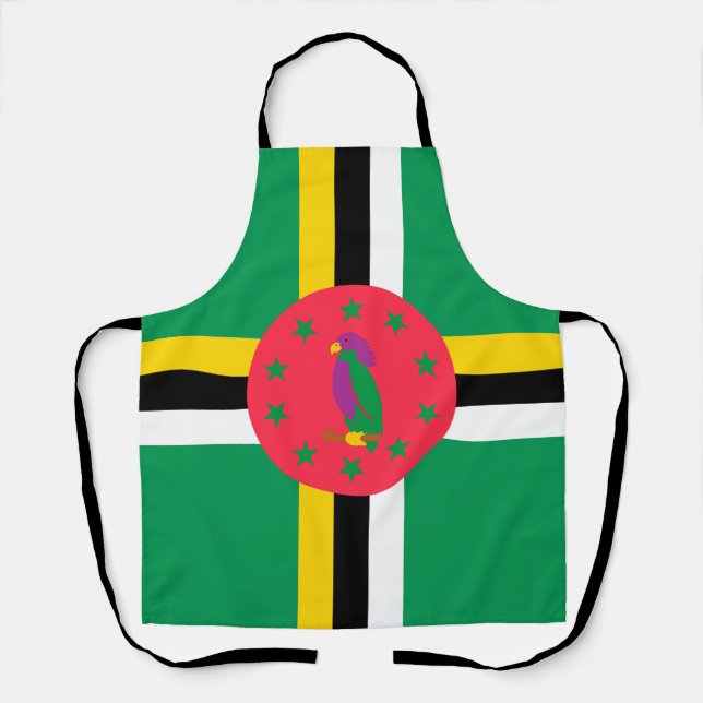 Dominica-Flagge Schürze (Vorderseite)
