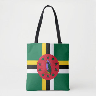 Dominica-Flagge Tasche