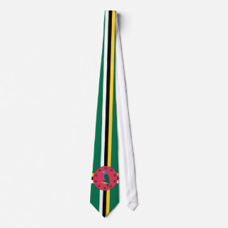 Dominica-Flaggen-Krawatte Krawatte