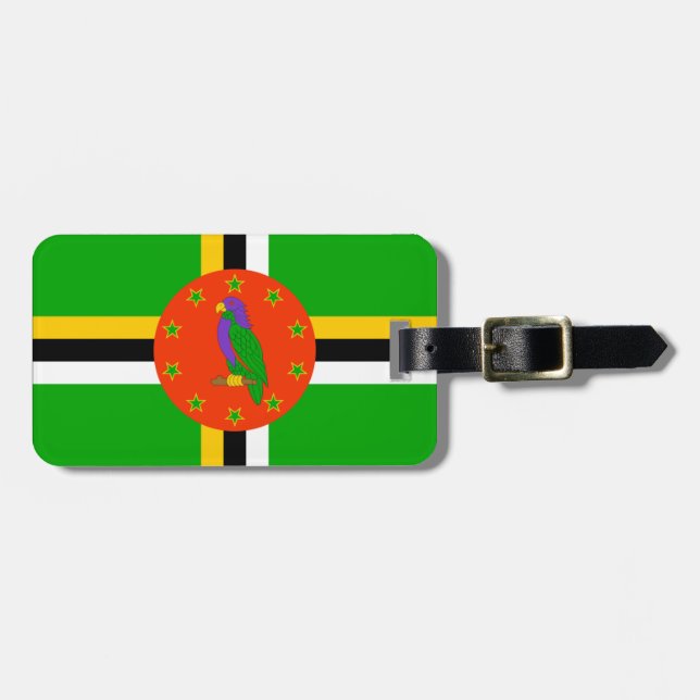 Dominica Gepäckanhänger (Vorderseite horizontal)