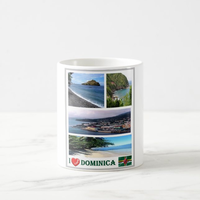 Dominica - I Liebe - Kaffeetasse (Mittel)