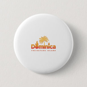 Dominica-Insel-Urlaub-Reise-T-Shirt Button