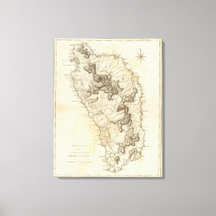Dominica Leinwanddruck