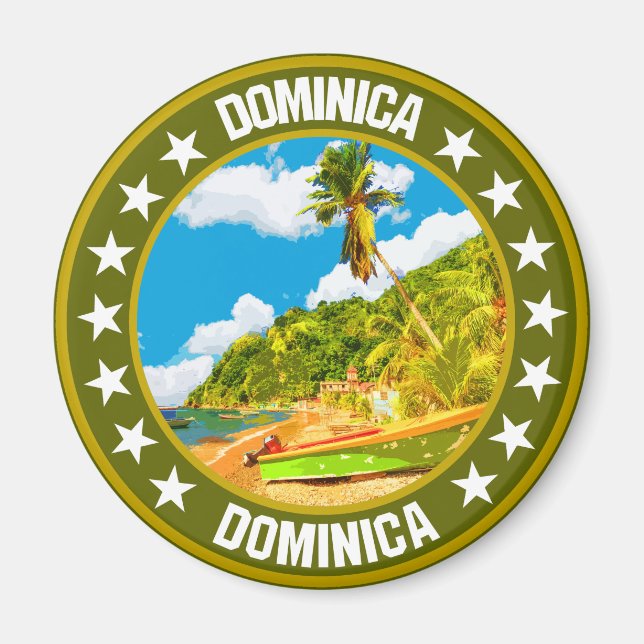 Dominica Magnet (Vorne)