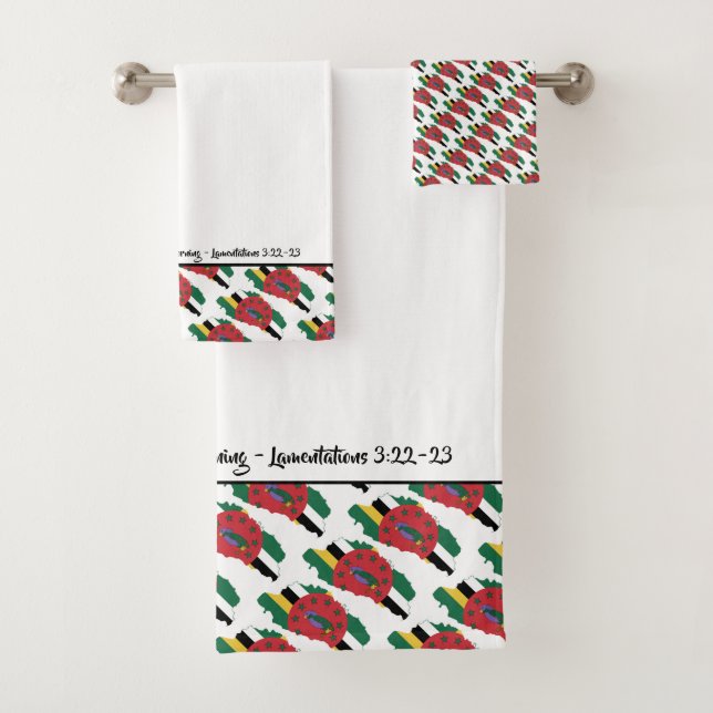 DOMINICA MAP Gottes Barmherzigkeit Maßgeschneidert Badhandtuch Set (Insitu)