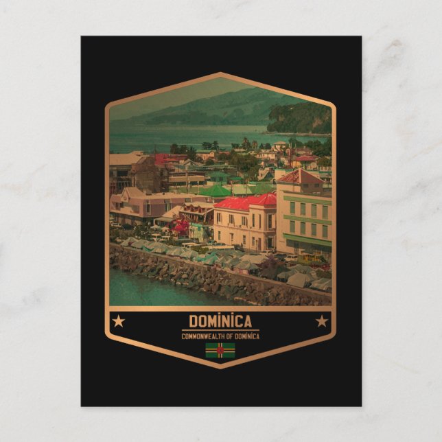 Dominica Postkarte (Vorderseite)
