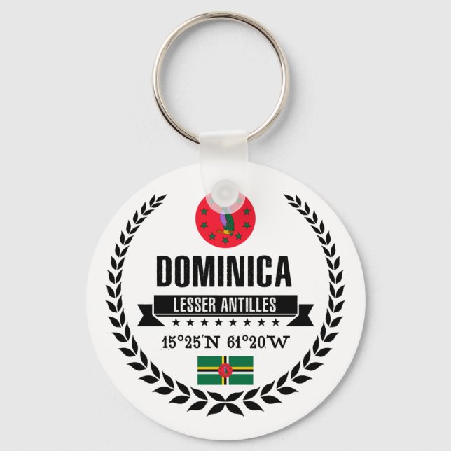Dominica Schlüsselanhänger (Vorderseite)