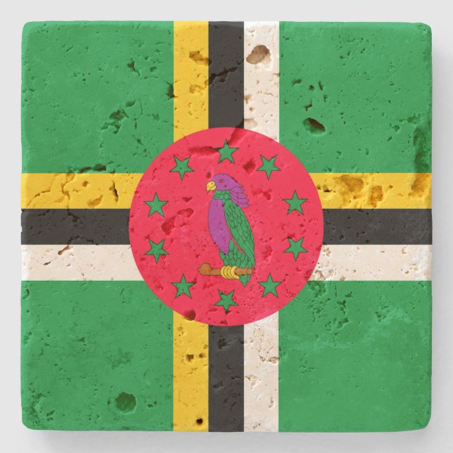 Dominica Steinuntersetzer (Vorderseite)