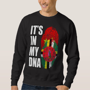 Dominica und Chinesisches DNA-Flag Heritage Sweatshirt