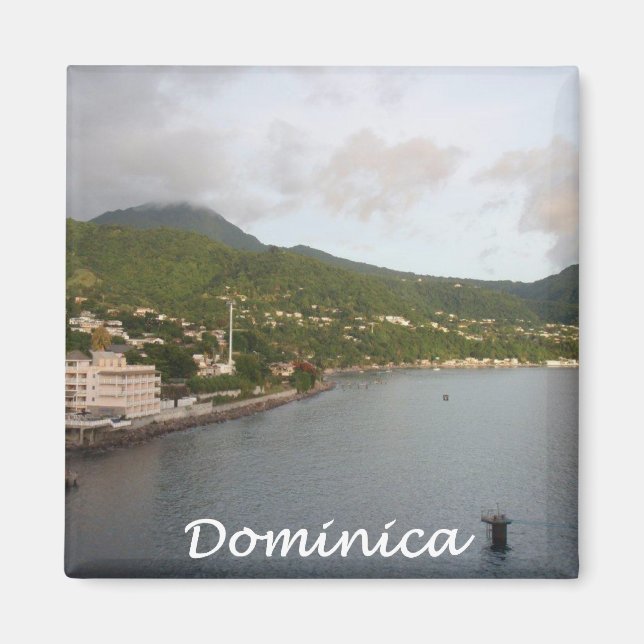 Dominica View Magnet (Vorne)