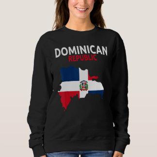 Dominican Republic Flag Idea For Men & Dominican F Sweatshirt