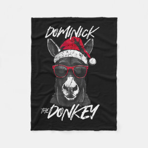 Dominick der Donkey Fleecedecke