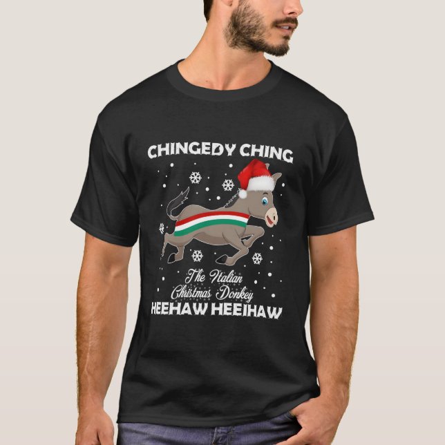 Dominick Der Donkey-italienische Donkey T-Shirt (Vorderseite)