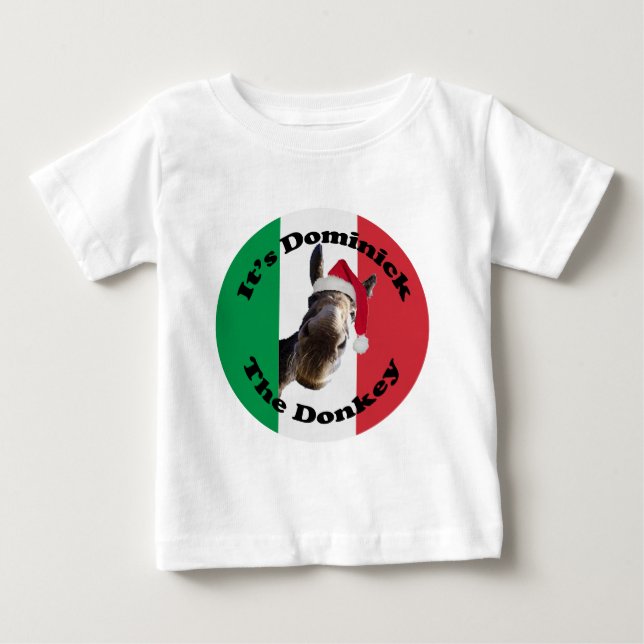 dominick der Esel Baby T-shirt (Vorderseite)