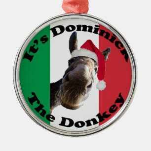 dominick der Esel Silbernes Ornament