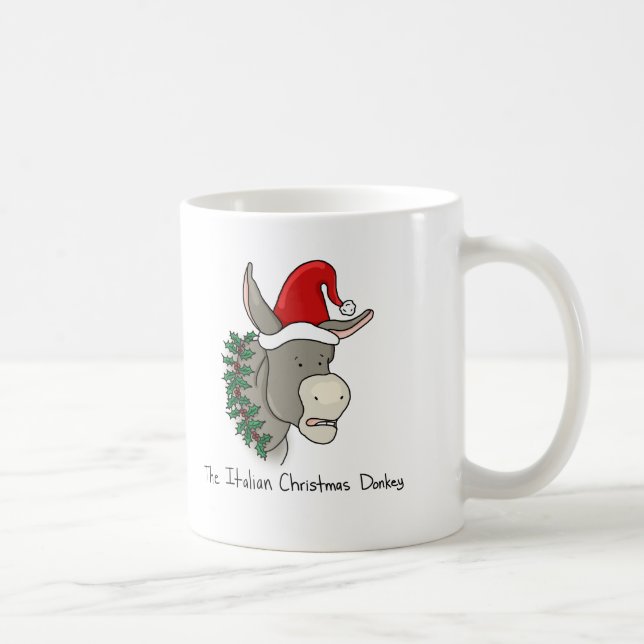 Dominick der italienische Weihnachtsesel Kaffeetasse (Rechts)