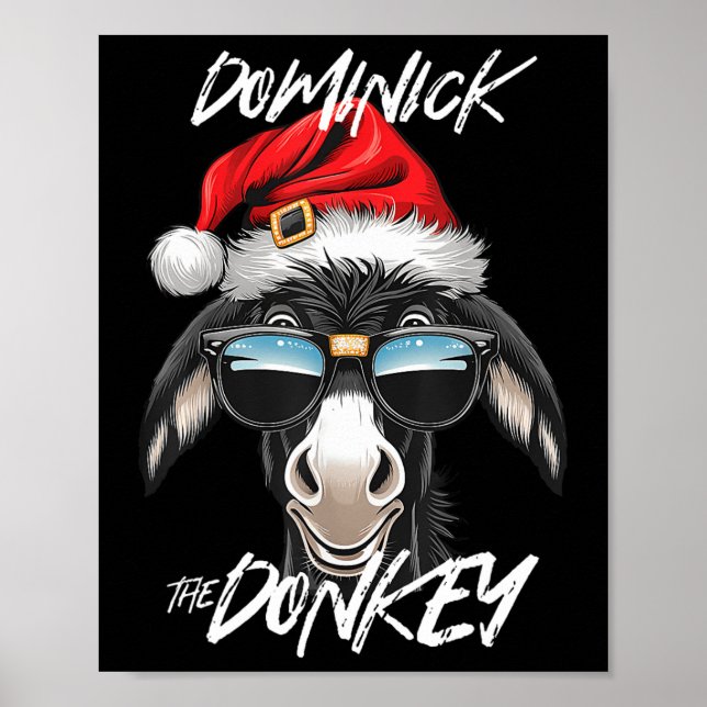 Dominick The Donkey Funny Christmas Italienischer  Poster (Vorne)