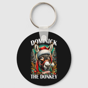 Dominick The Donkey Funny Christmas Italienischer Schlüsselanhänger
