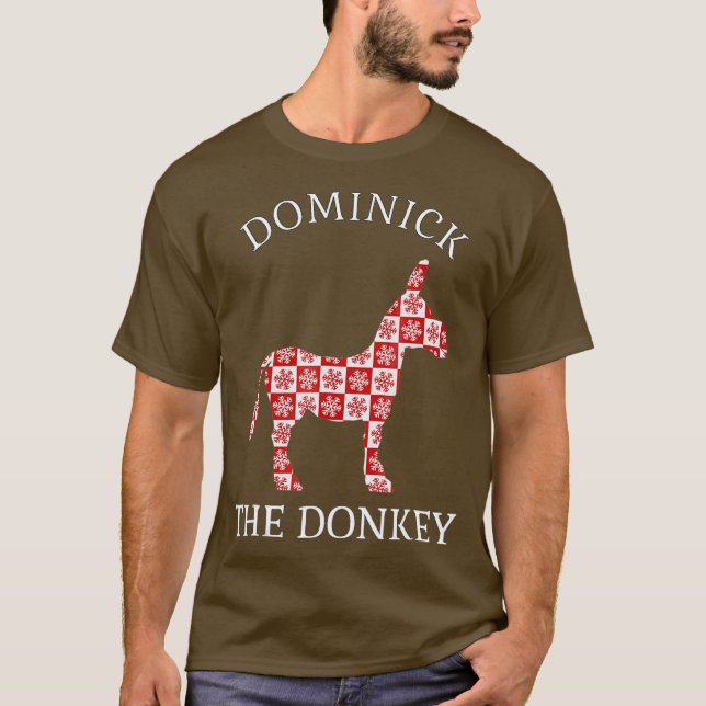 DOMINICK THE DONKEY ITALIAN CHRISTMAS T SHIRT_1 T-Shirt (Vorderseite)