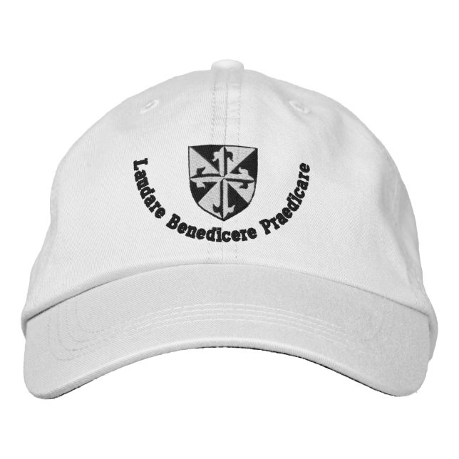 Dominikanische Familie - Ordo praedicatorum Bestickte Baseballkappe (Vorderseite)