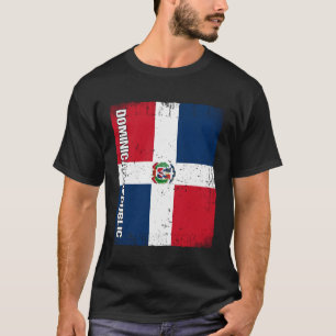 Dominikanische Flagge Dominikanische Republik T-Shirt