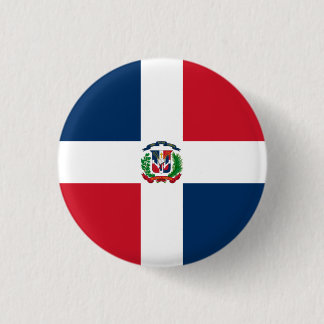 Dominikanische Flagge, Flagge der Dominikanischen Button
