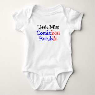 dominikanische kleine Miss Baby Strampler
