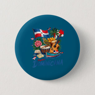 Dominikanische Kostümidee für Kinder Dominikanisch Button