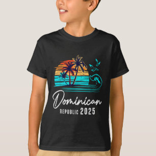 Dominikanische Republik 2025 Sommerferien Matching T-Shirt