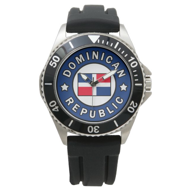 Dominikanische Republik Armbanduhr (Vorderseite)